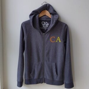 Chaser Full Zip California Hoodie Jacket EUC Size Small